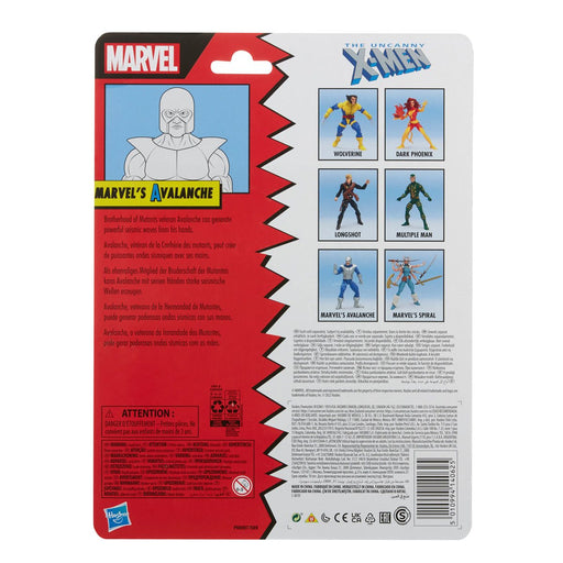 X-Men Marvel Legends Retro Avalanche 6-Inch Action Figure