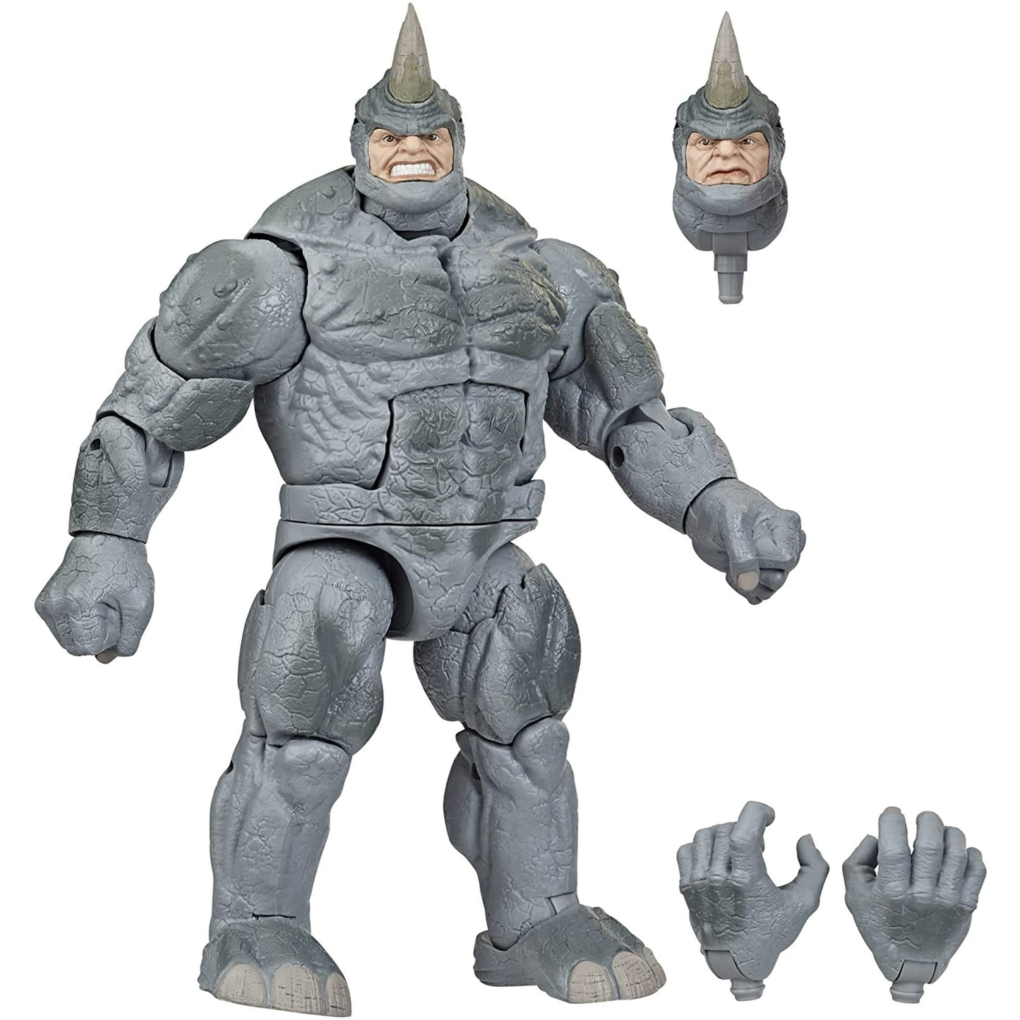 Marvel Legends Series Spider-Man 6-inch Marvel’s Rhino Retro Action Figure Toy, Includes 3 Accessories