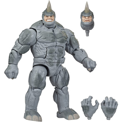 Marvel Legends Series Spider-Man 6-inch Marvel’s Rhino Retro Action Figure Toy, Includes 3 Accessories