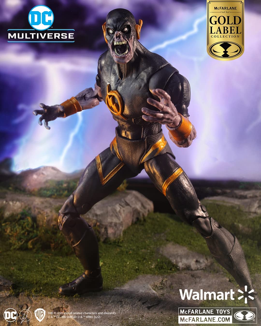 black and silver spawn, night master red label dead flash and and reverse flash